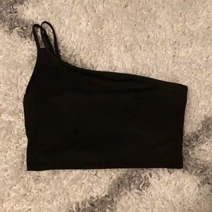 Black crop top